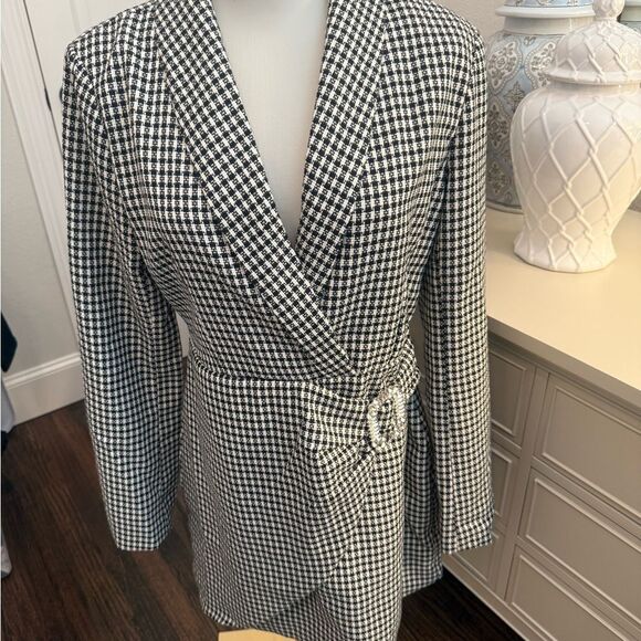 NWOT Petal & Pup Houndstooth blazer-G2 - Picture 4 of 9